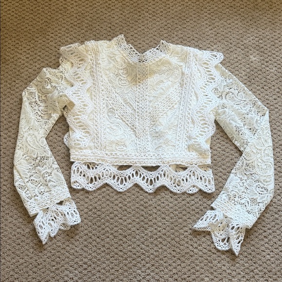 Tops - ‼️ White Lace Top ‼️